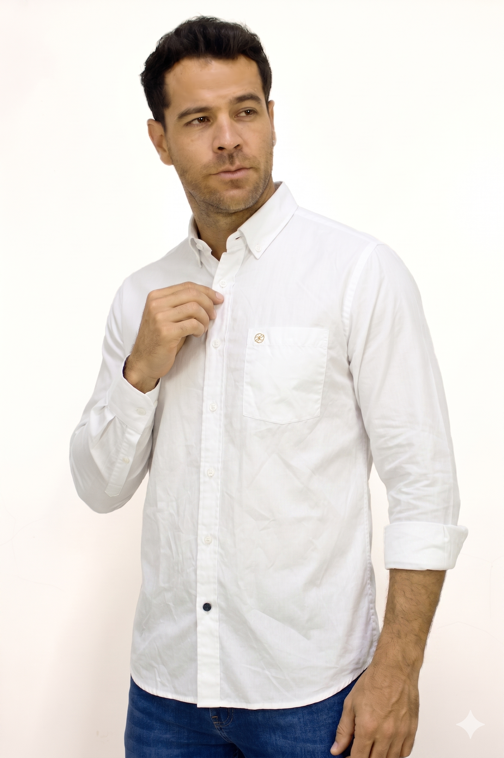 Camisa Blanca Para Hombre