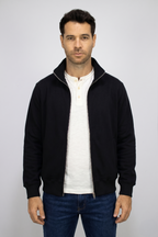 Saco negro con Cremallera para hombre