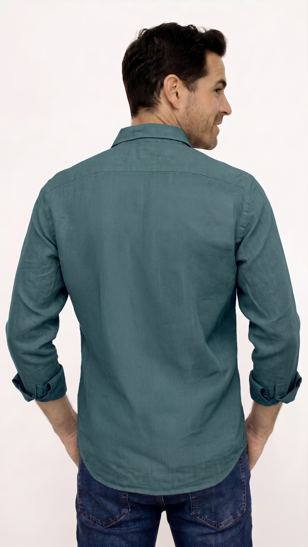 CAMISA MANGA LARGA OXFORD PARA HOMBRE