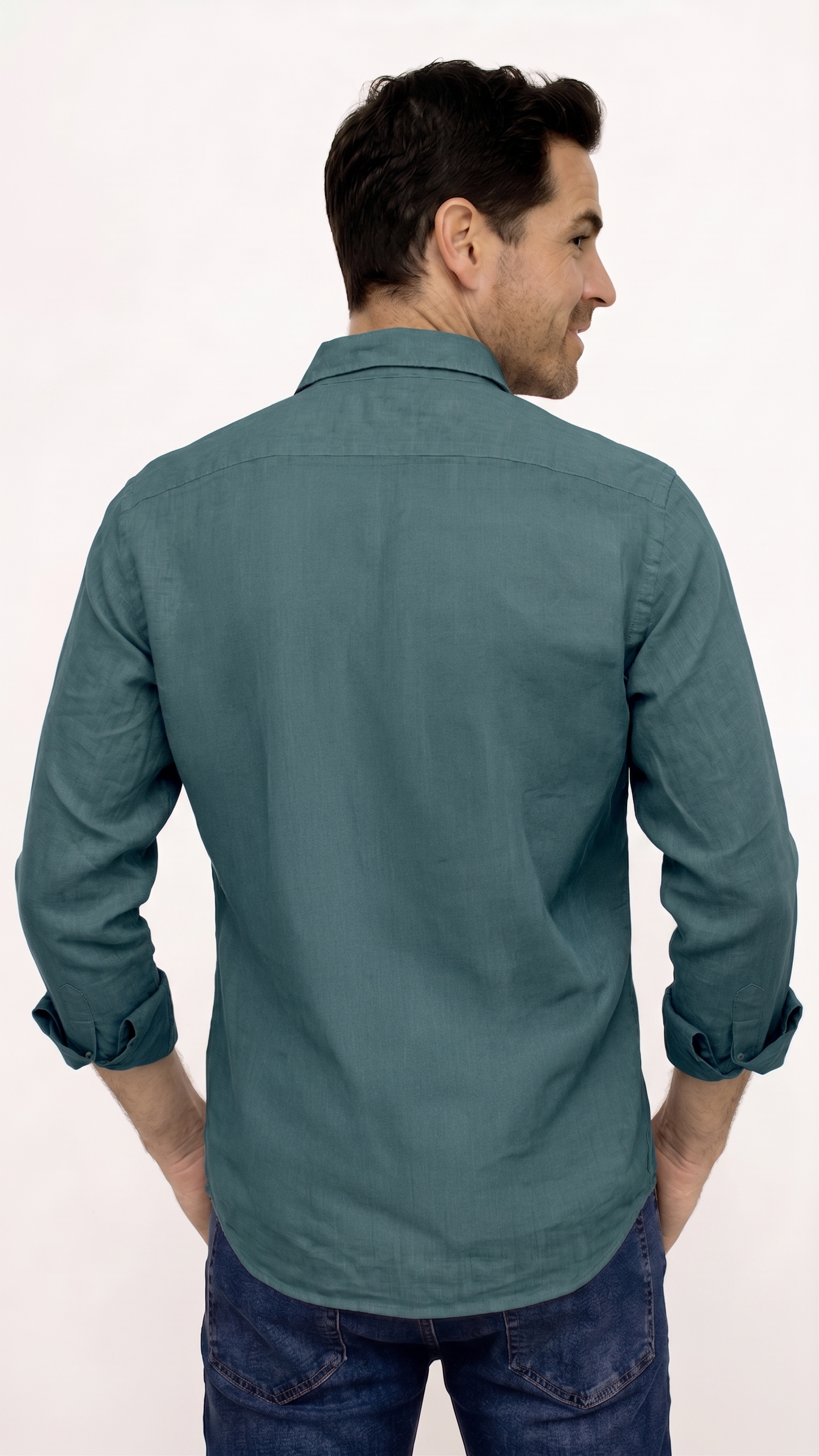 CAMISA MANGA LARGA OXFORD PARA HOMBRE