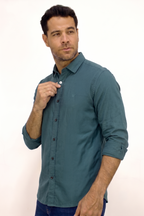 CAMISA MANGA LARGA OXFORD PARA HOMBRE