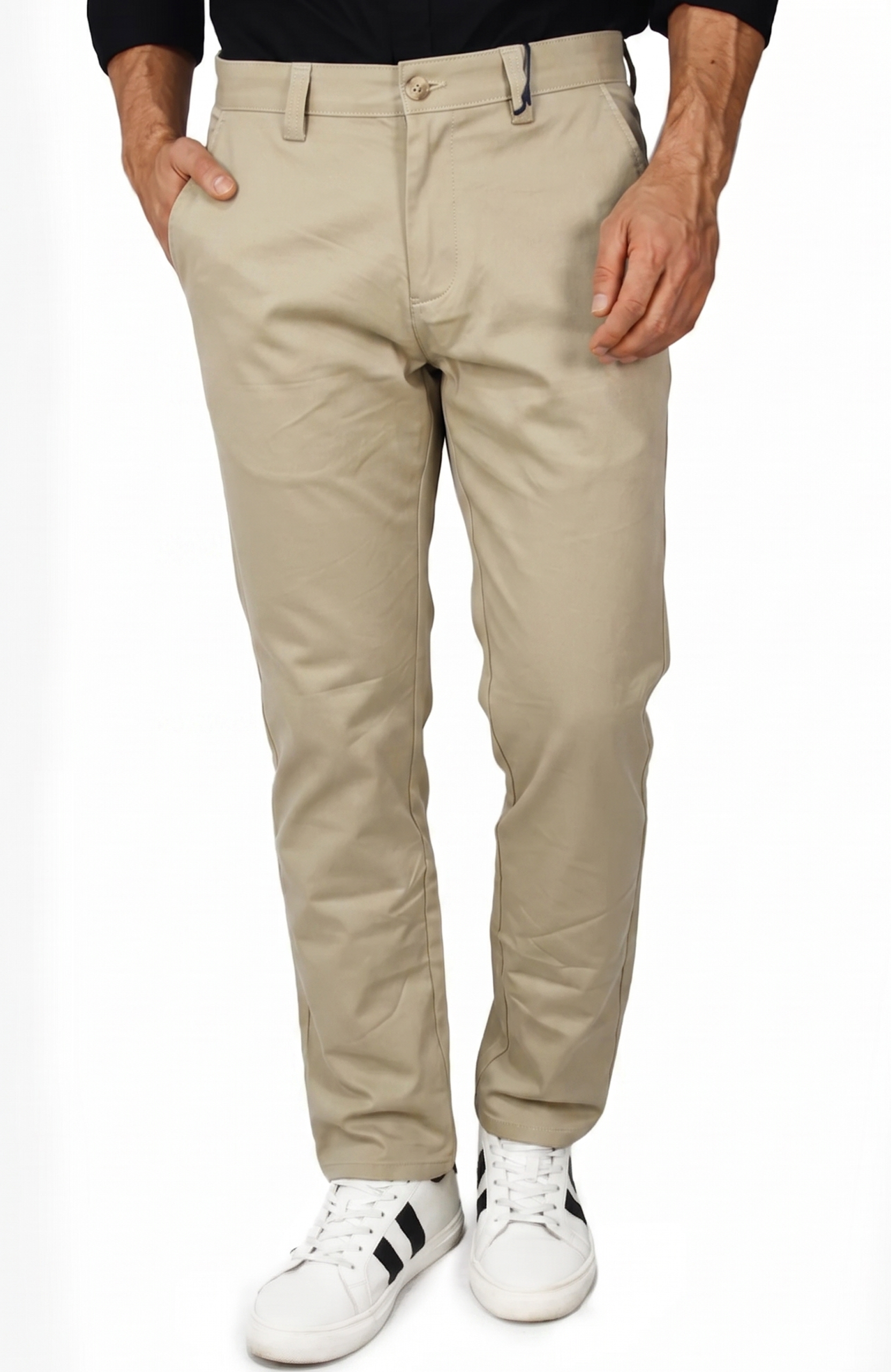 PANTALÓN DRILL CAQUI PARA HOMBRE