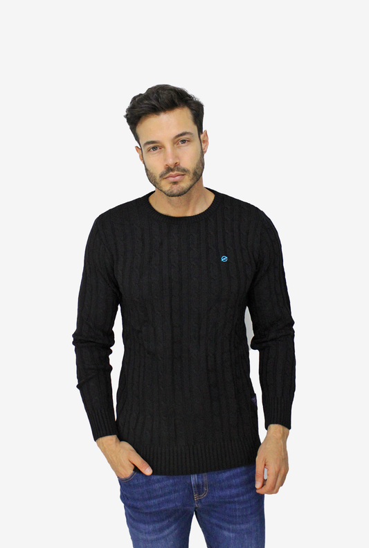 Sweater Negro Para Hombre  DMST03