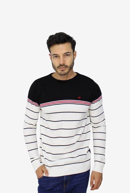 Sweater Negro Oscuro Para Hombre DMST04