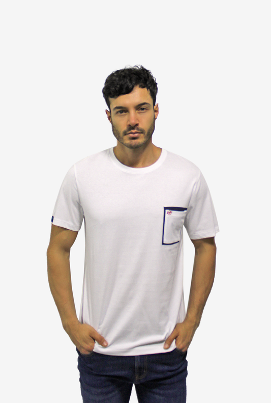 Camiseta Blanca Para Hombre DMTS3036