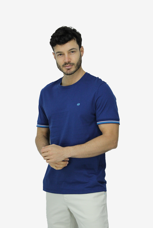 Camiseta Azul Para Hombre DMTS3038