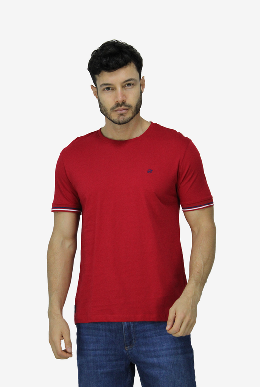 Camiseta Roja  Para Hombre DMTS3038