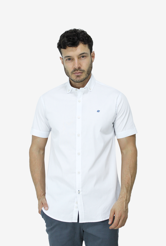 Camisa Manga Corta Blanco para Hombre DMCMCY02