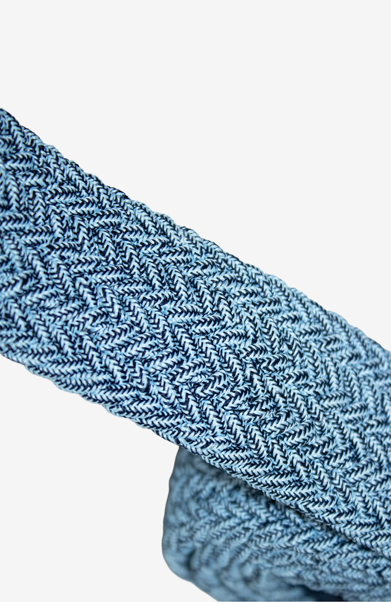 Cinturón Elástico Azul Para Hombre