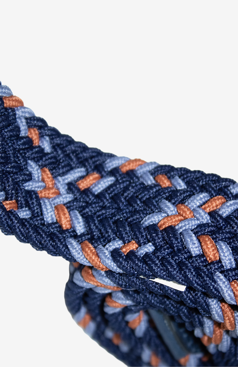 Cinturón Elástico Azul Para Hombre