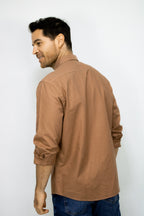 CAMISA OXFORD CAFE PARA HOMBRE