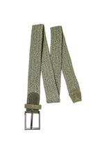 Cinturón Elástico Verde Militar Para Hombre