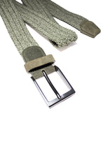 Cinturón Elástico Verde Militar Para Hombre