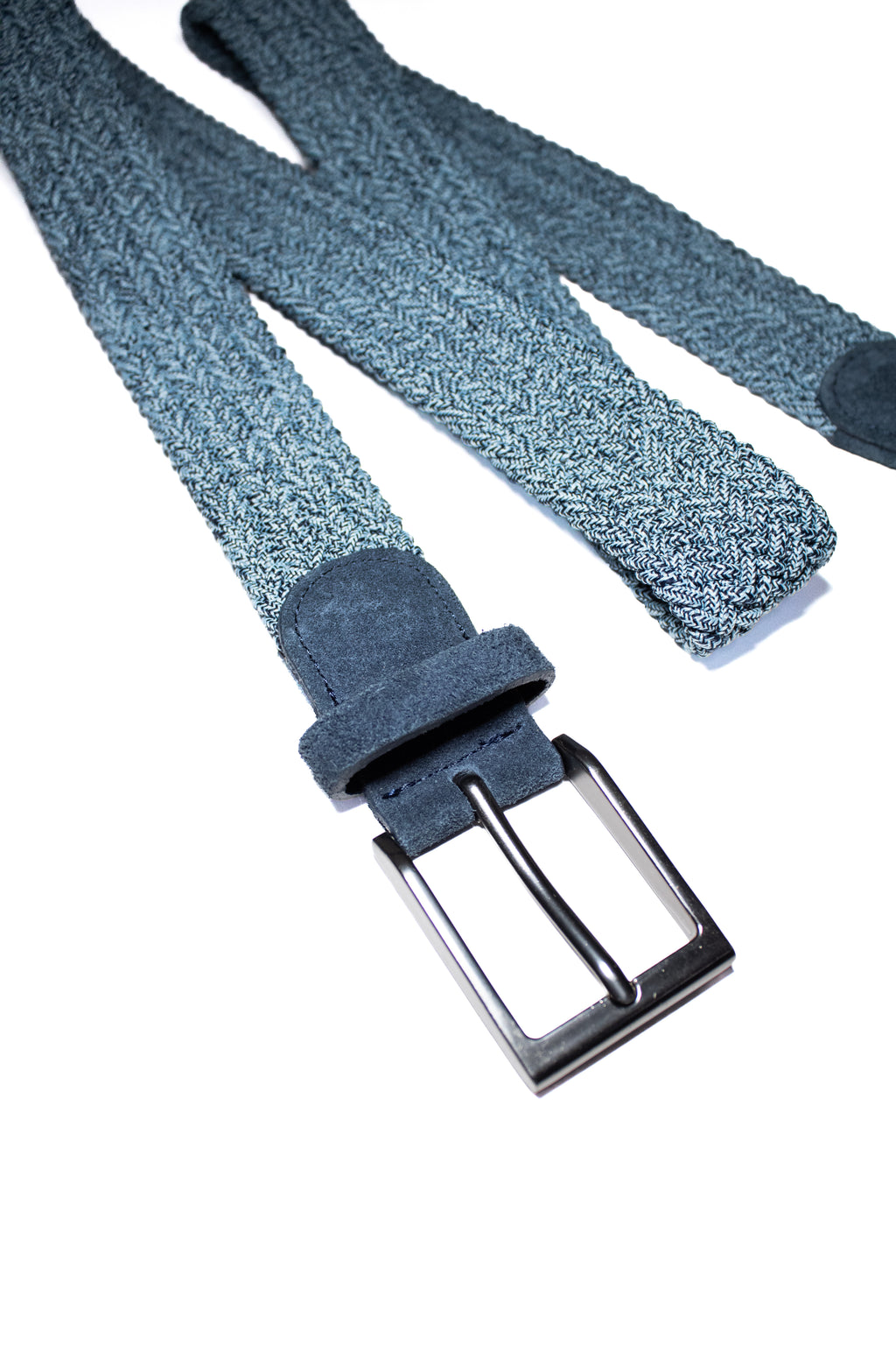 Cinturón Elástico Azul Para Hombre
