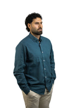 CAMISA MANGA LARGA OXFORD PARA HOMBRE