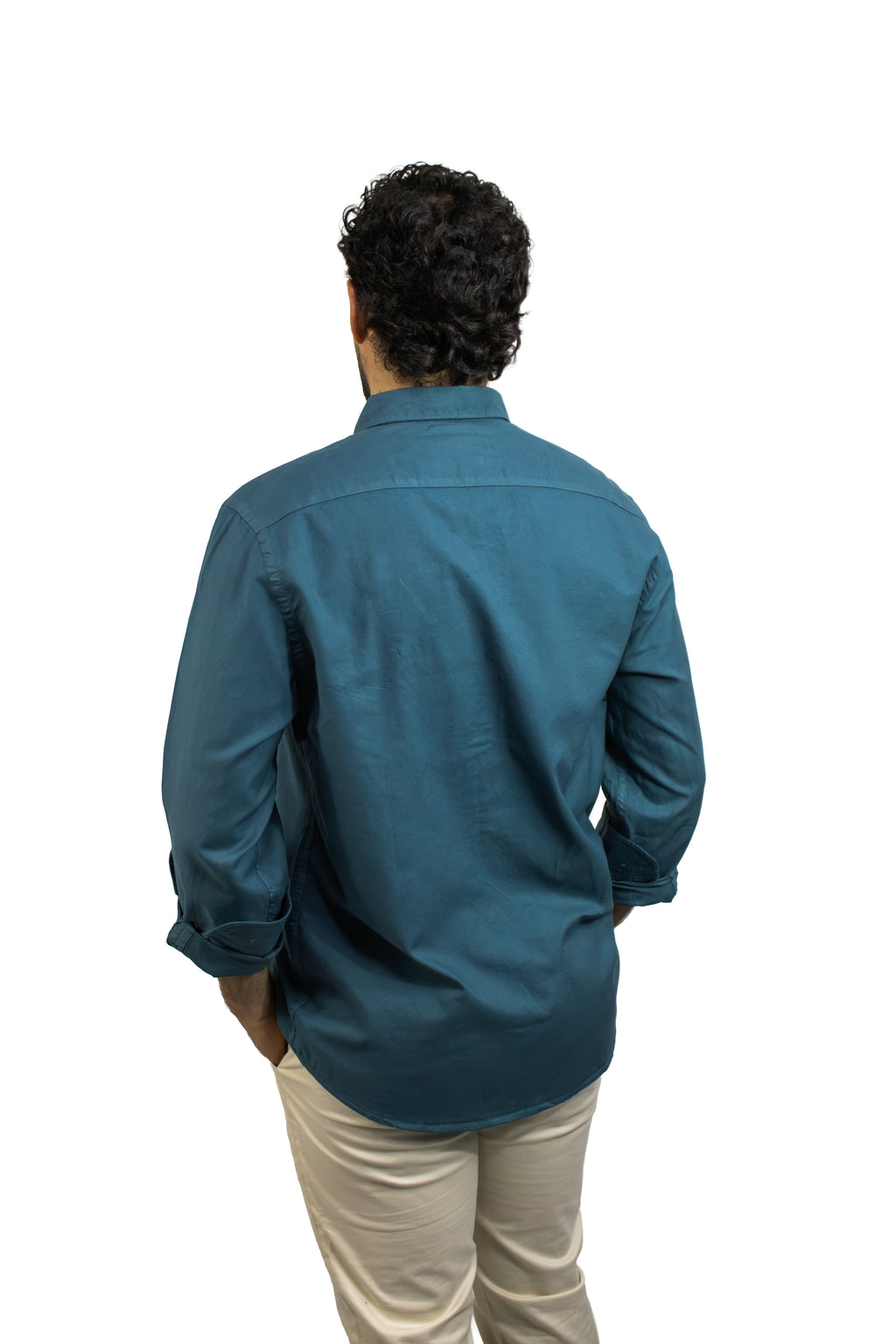 CAMISA MANGA LARGA OXFORD PARA HOMBRE