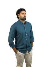 CAMISA MANGA LARGA OXFORD PARA HOMBRE