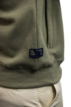 Saco verde con Cremallera para hombre