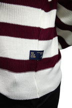 SACO DE RAYAS CON CIERRE  VINOTINTO PARA HOMBRE