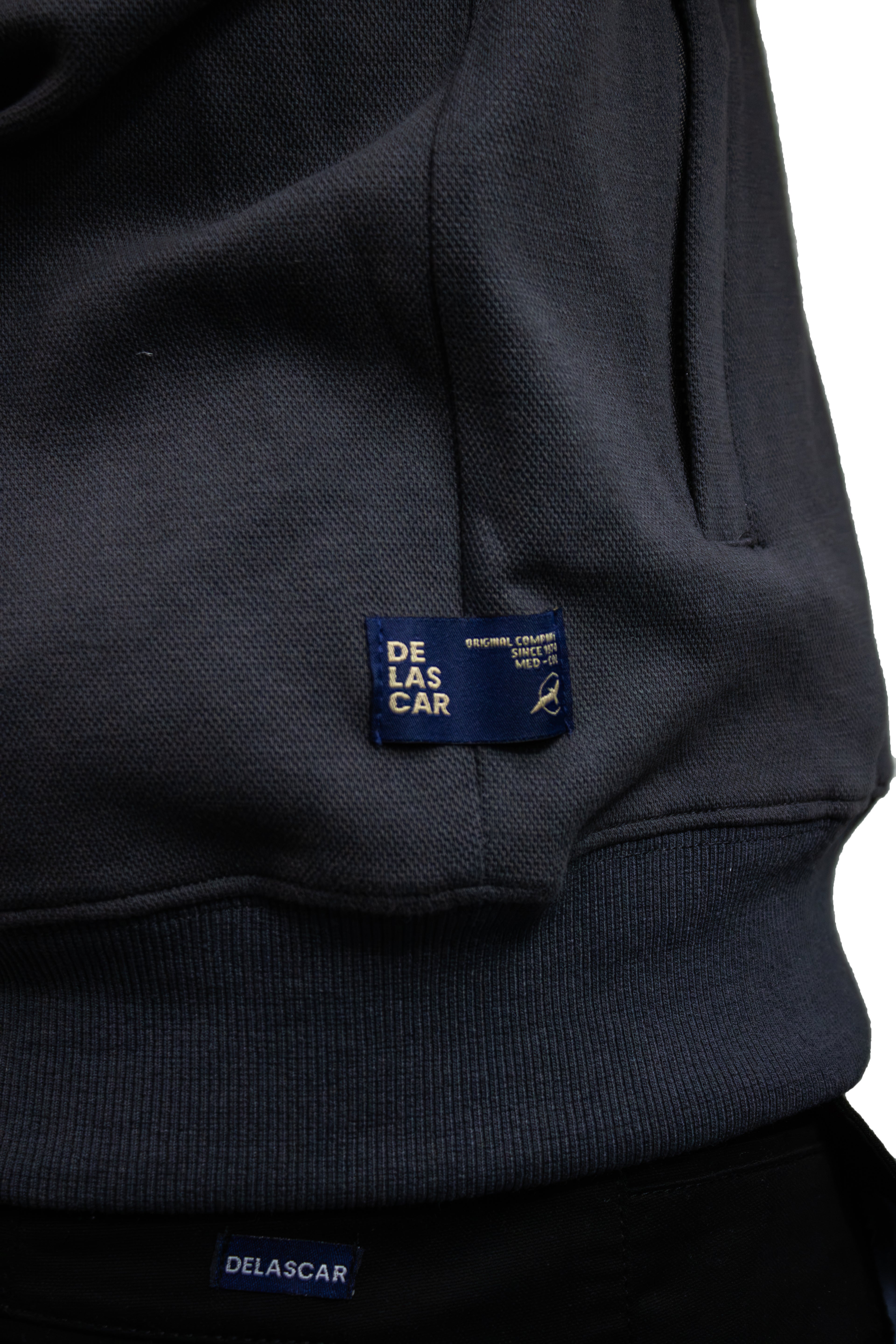 Saco gris con Cremallera para hombre