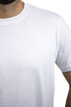 CAMISETA BÁSICA LIVIANA CUELLO REDONDO MARFIL PARA HOMBRE
