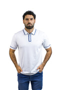 POLO MANGA CON VIVOS EN CONTRASTE  PARA HOMBRE