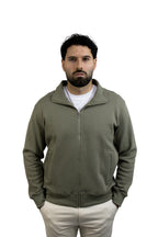 Saco verde con Cremallera para hombre