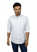 CAMISA BLANCA MANGA LARGA OXFORD OUTLET