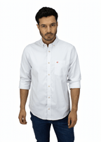 CAMISA BLANCA MANGA LARGA OXFORD OUTLET