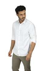 CAMISA MANGA LARGA OXFORD BLANCO PARA HOMBRE