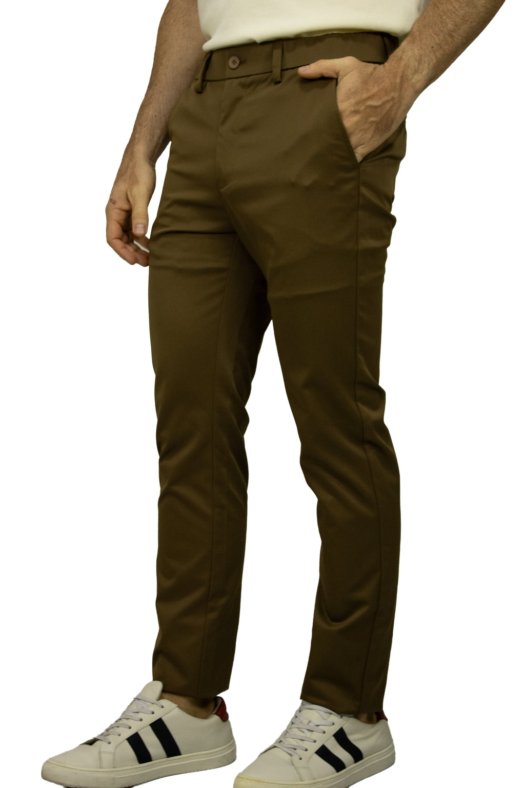 PANTALÓN CAFÉ PARA GOLF