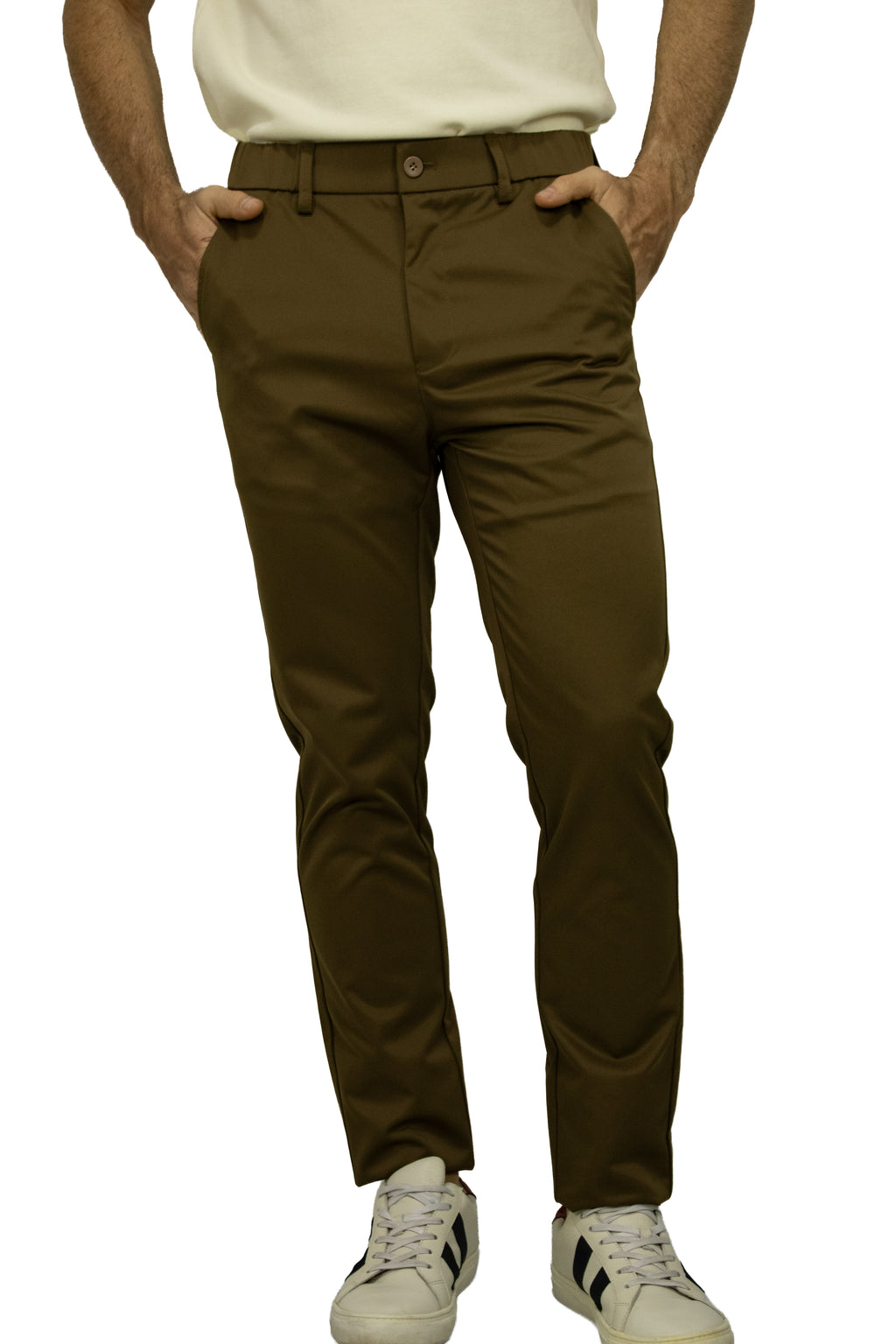 PANTALÓN CAFÉ PARA GOLF