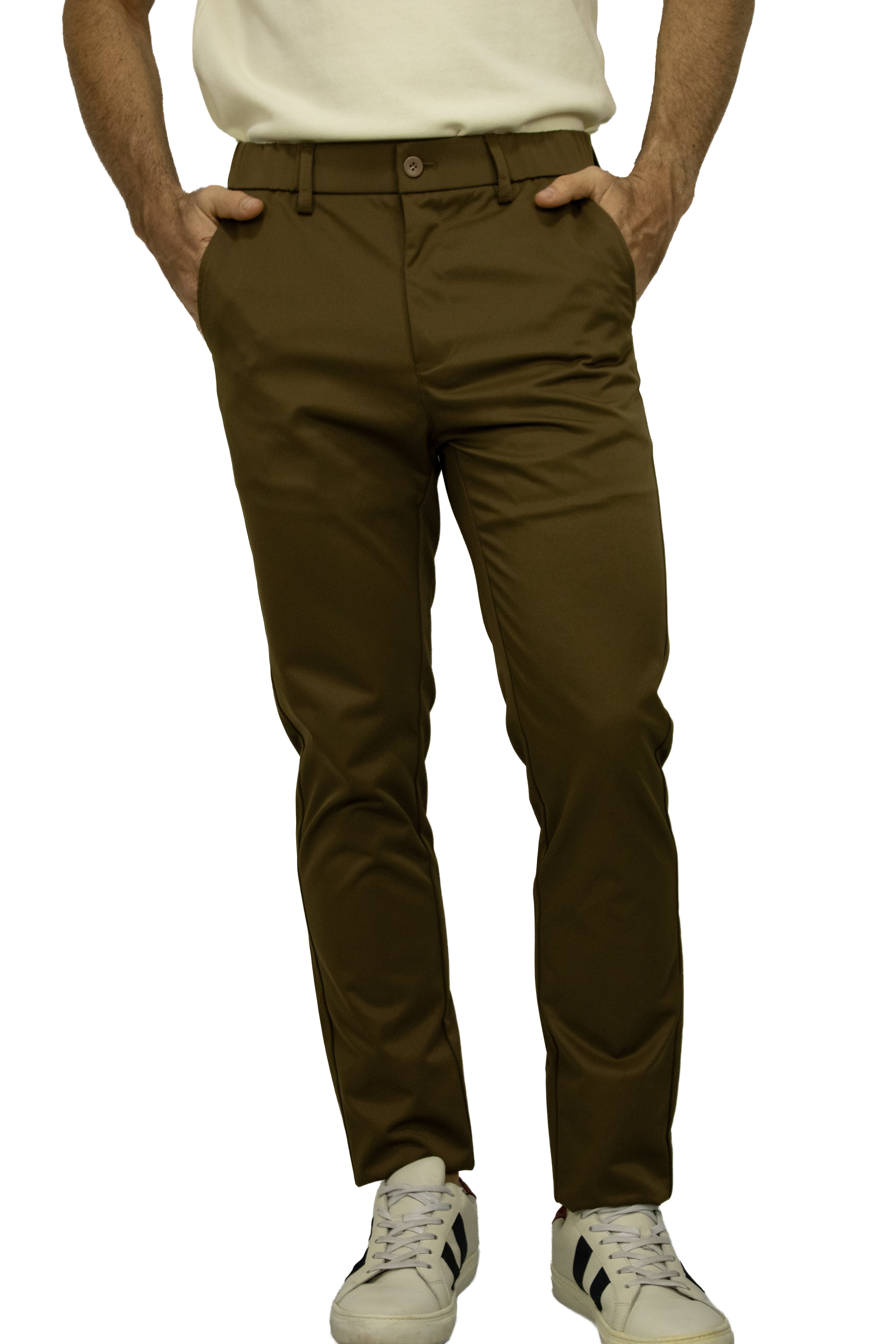 PANTALÓN CAFÉ PARA GOLF
