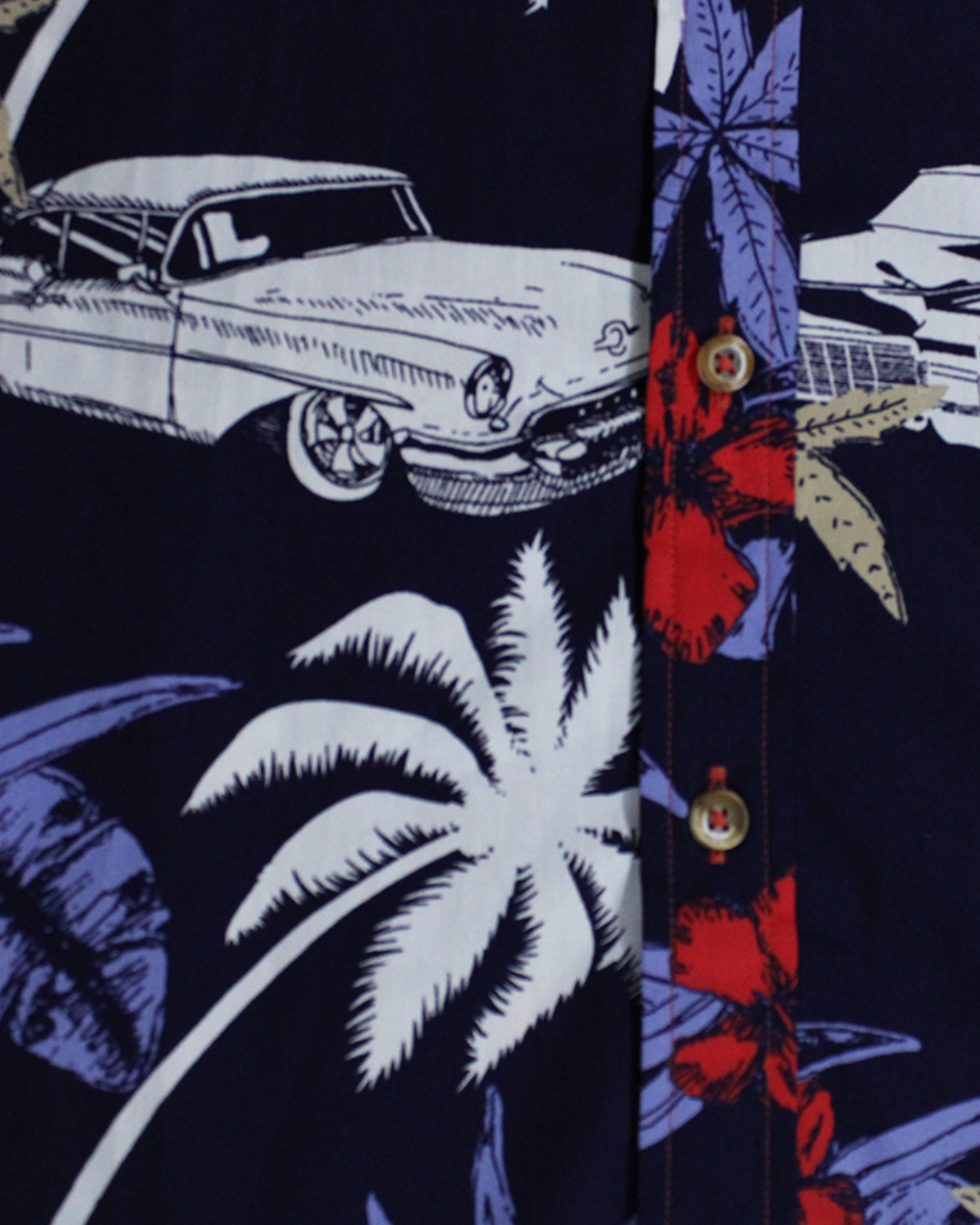 Camisa Manga Corta Azul Rojo Hombre DMC3063