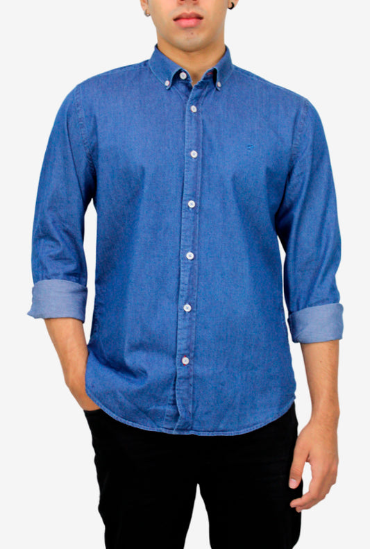 Camisa Manga Larga Denim para Hombre DMCMLIND01