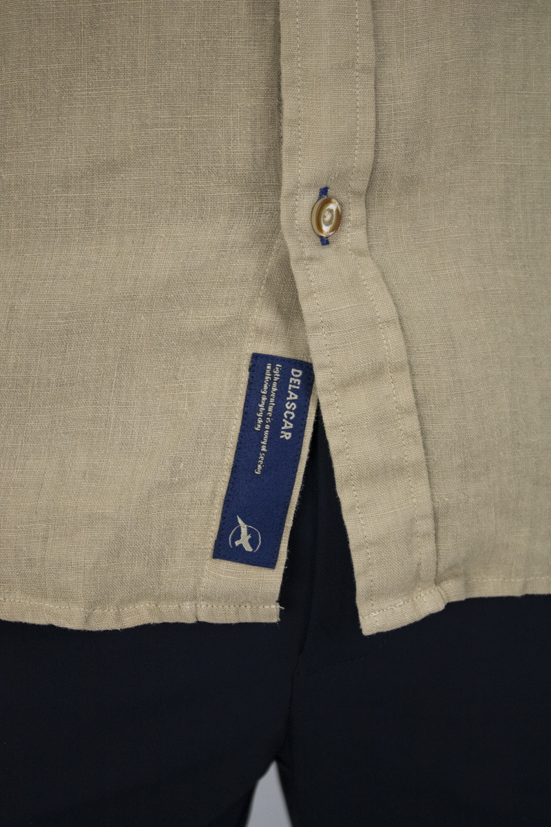 CAMISA LINO MANGA LARGA HABANO PARA HOMBRE