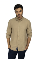 CAMISA LINO MANGA LARGA HABANO PARA HOMBRE