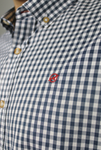 Camisa Manga Larga Azul para Hombre