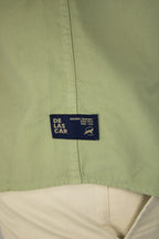CAMISA MANGA LARGA OXFORD VERDE AGUA PARA HOMBRE
