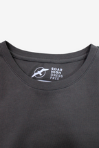 Camiseta Oversize Gris Para Hombre DMTSBOV01