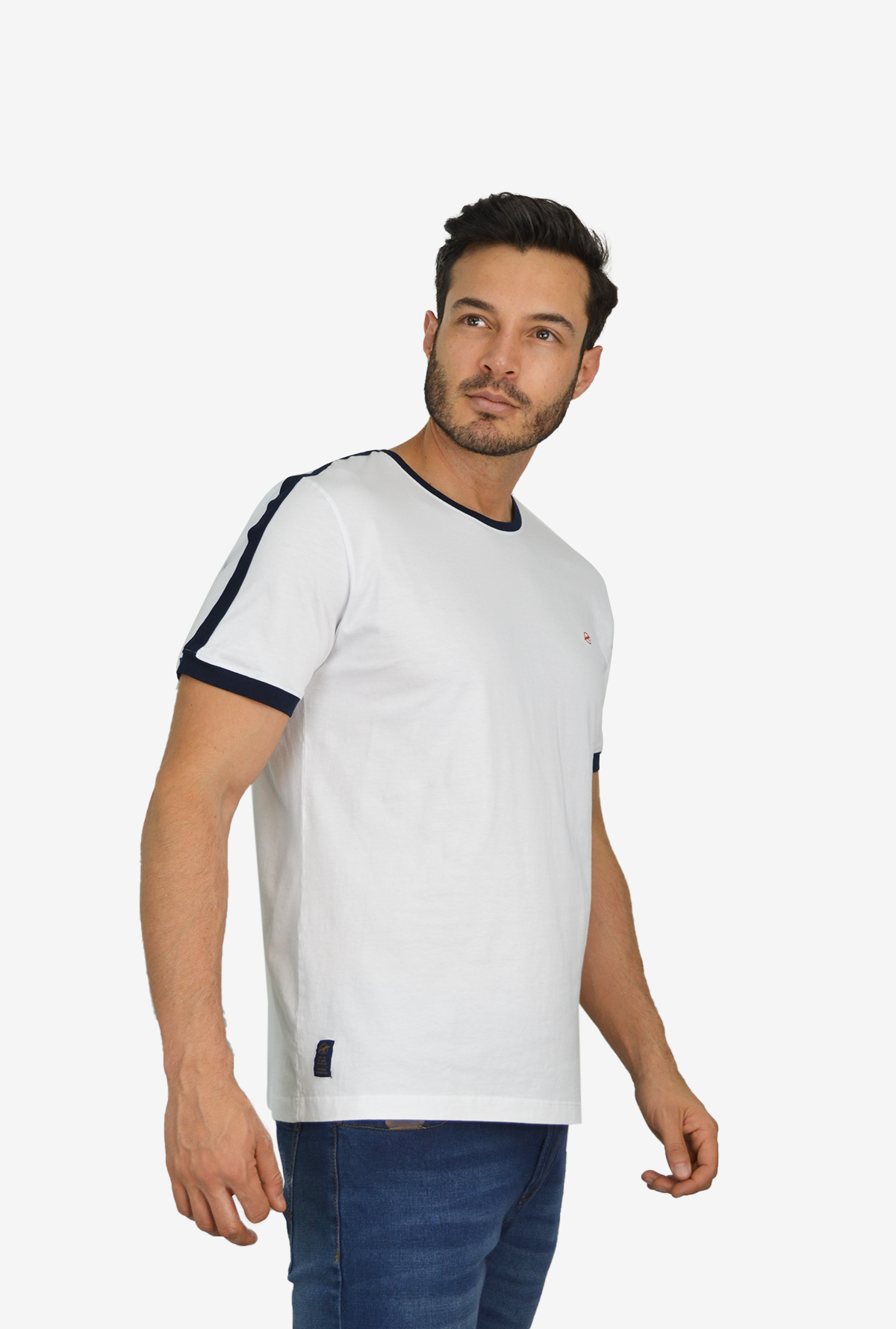 Camiseta Blanca Para Hombre TS3040