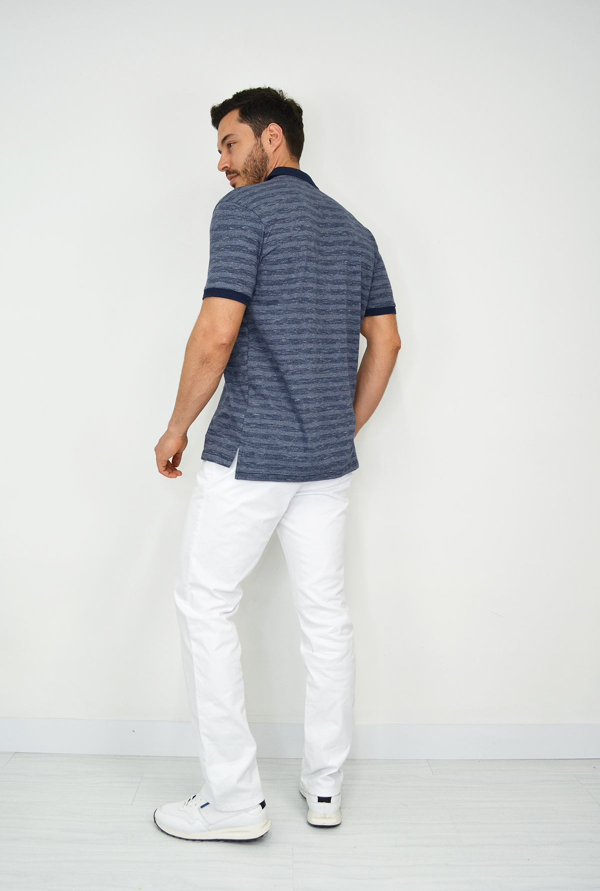 Camiseta Tipo Polo con Tejido Brasileño CP026