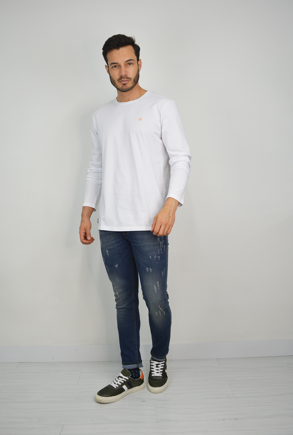Camibuso Blanco Para Hombre TS3030