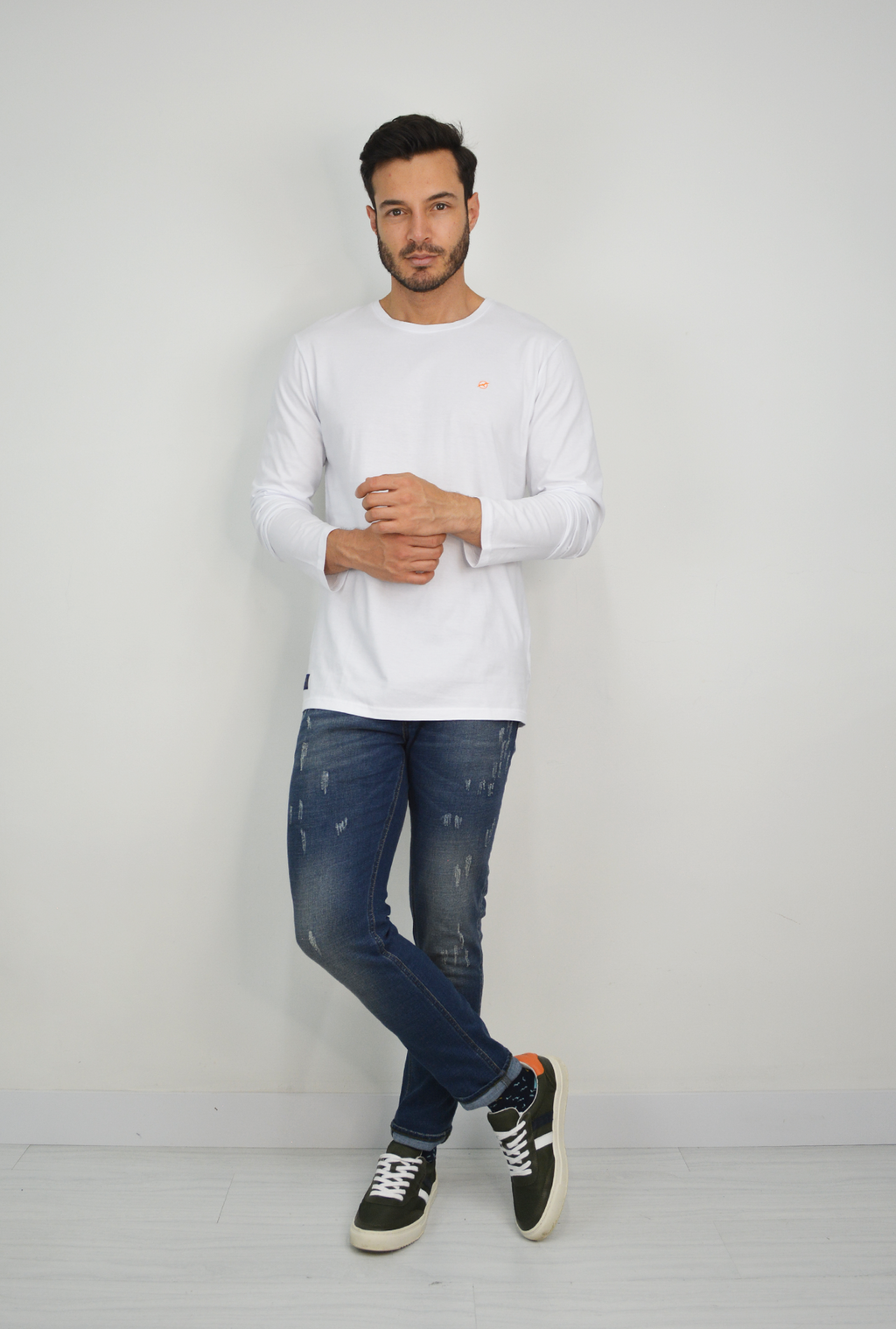Camibuso Blanco Para Hombre TS3030