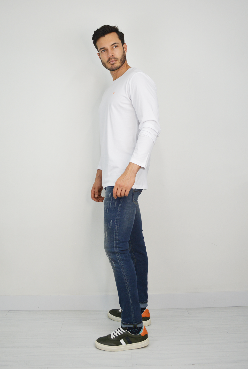 Camibuso Blanco Para Hombre TS3030