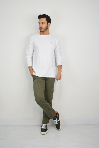 Camibuso Blanco Para Hombre TS3030
