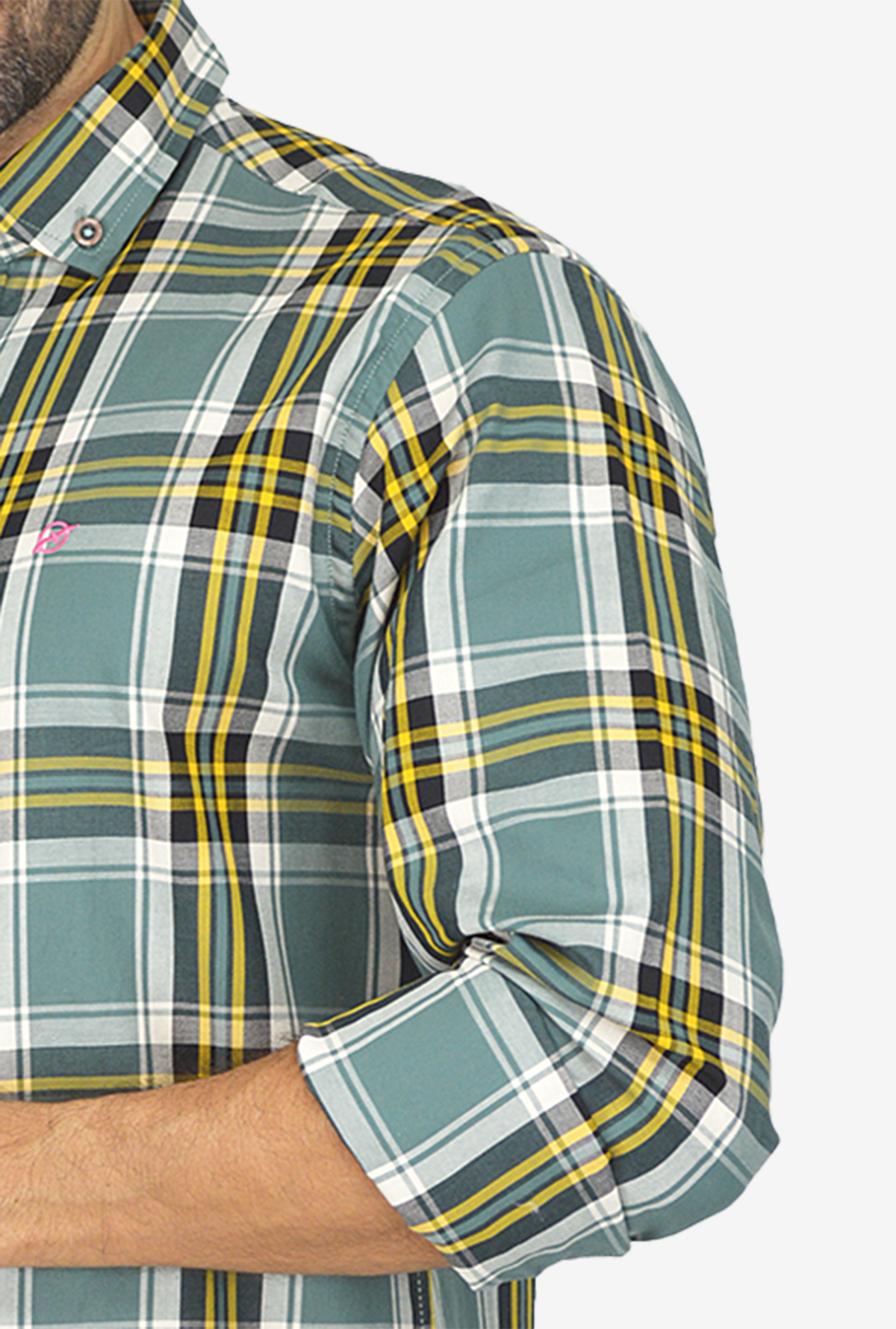 Camisa Manga Larga de Cuadros para Hombre  CML3114-013