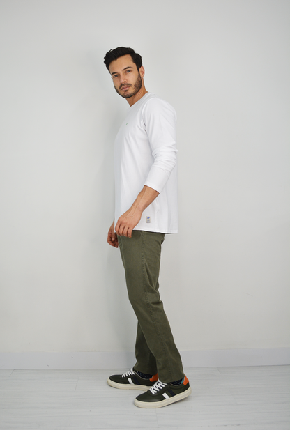 Camibuso Blanco Para Hombre TS3030