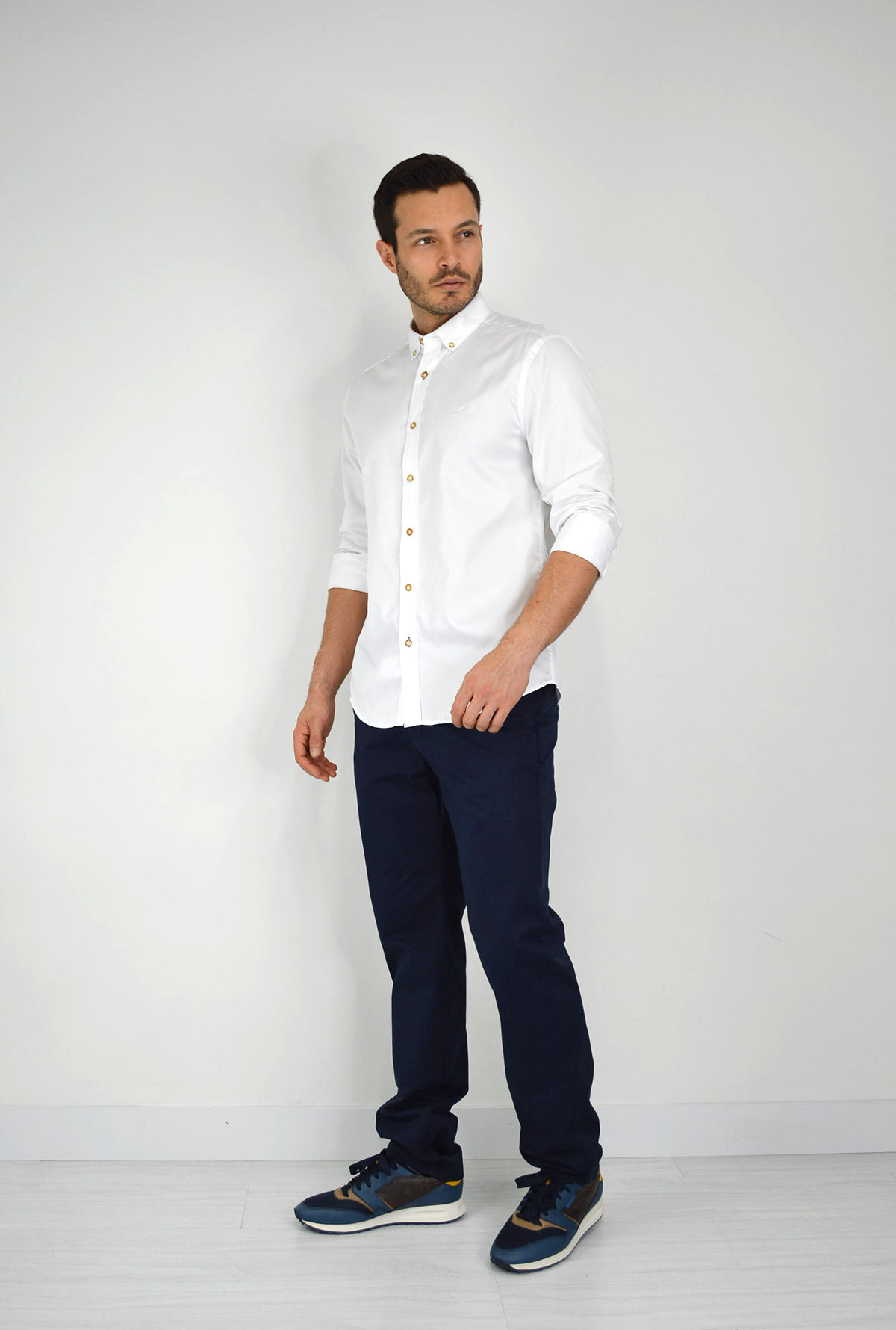 Camisa Manga Larga Blanca CBML011