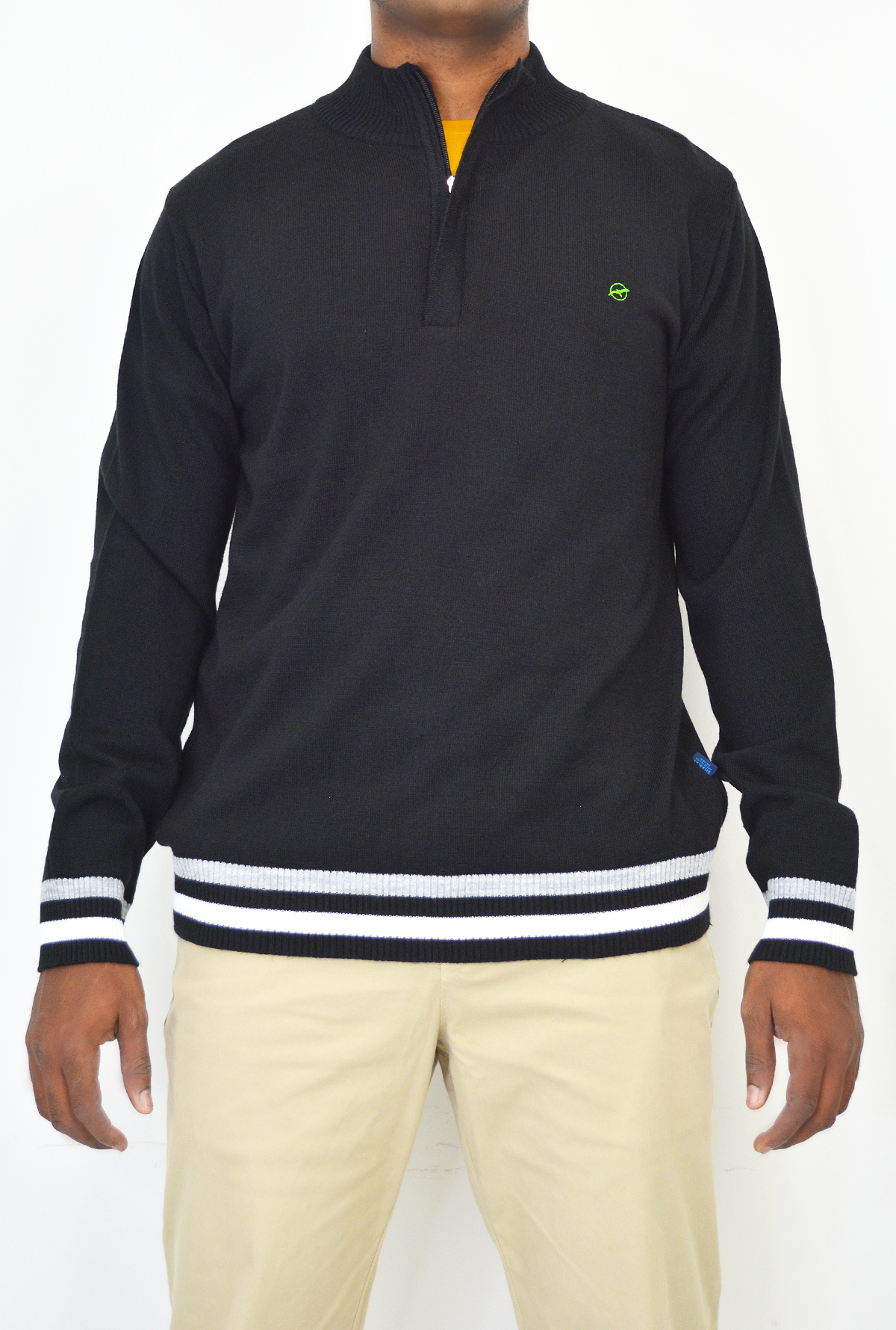 Sweater tejido ligero Negro Para hombre  SW048
